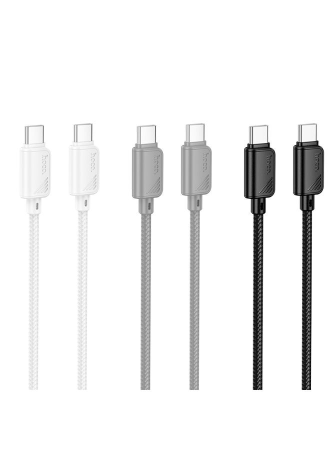 Hoco X113 Beneficio 60W USB-C to USB-C Charging & Data Cable – Fast Power Delivery Support - Image 1